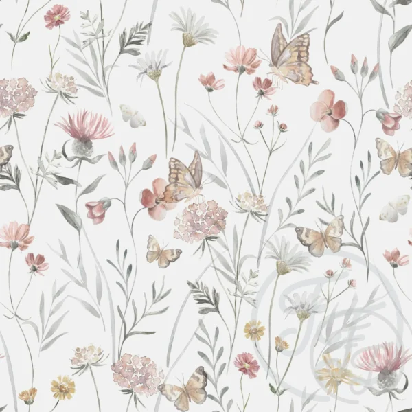 Flowers and Butterflies