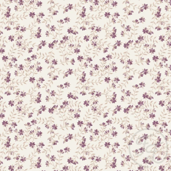 Fleur De Vigne Beige Purple