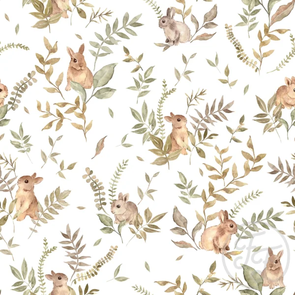 Bunny Botanical White Small