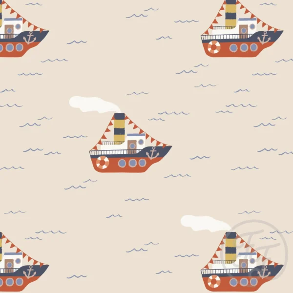 Steamer Boat Taupe Small