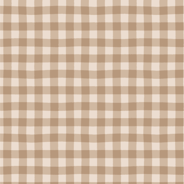Mini Gingham Check Brown