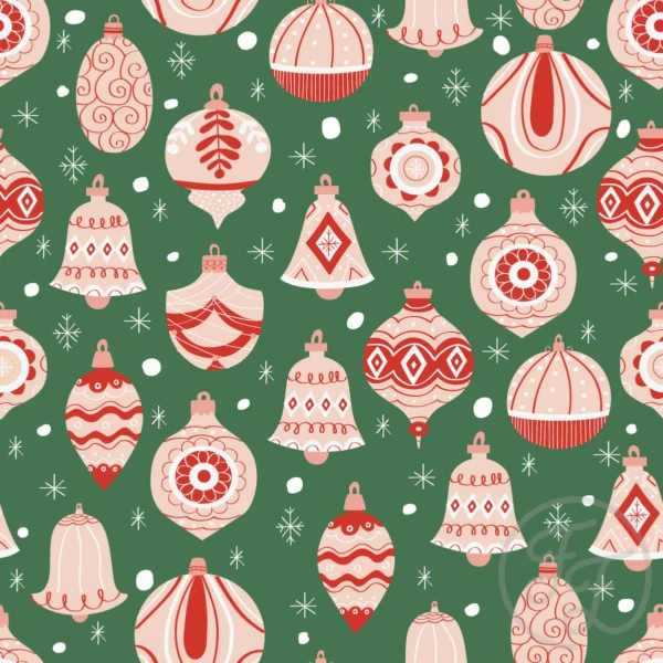 Bella & baubles in tealish green
