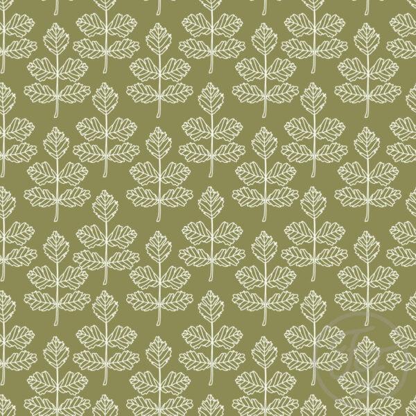Leaves in Drab Green
