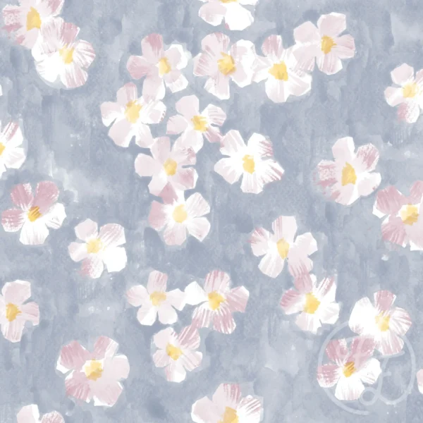 Bold Floral Blue Big