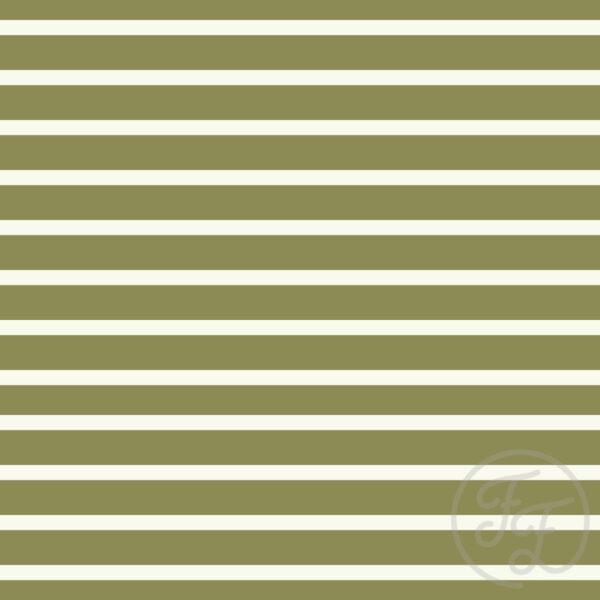 Stripe in Drab Green