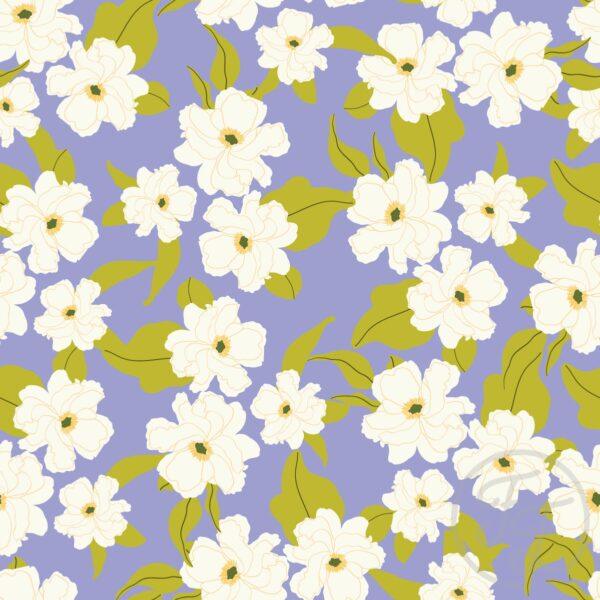 Sunshine Floral in Cold Purple