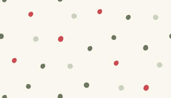 Colorful Christmas Dots Dark