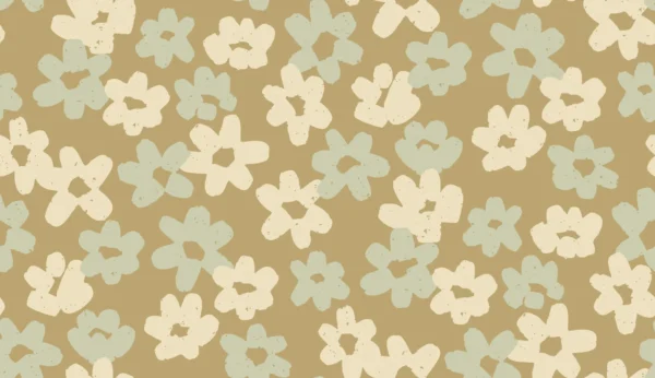 Fall Floral Ochre Medium