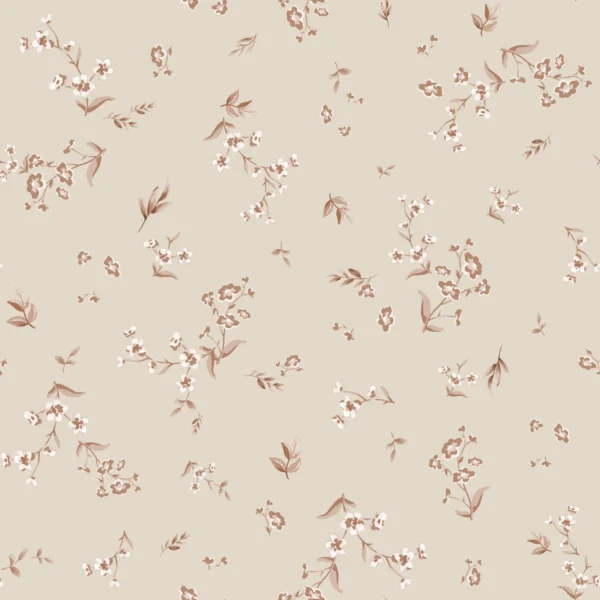 Floral Pernille Brown Beige