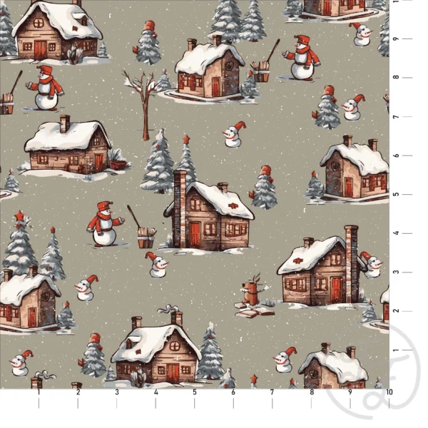 Snowy Houses