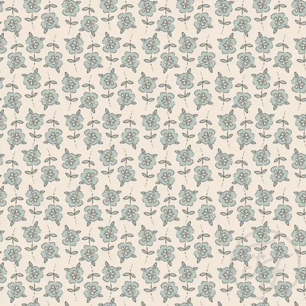 Turquoise Petite Petals Small