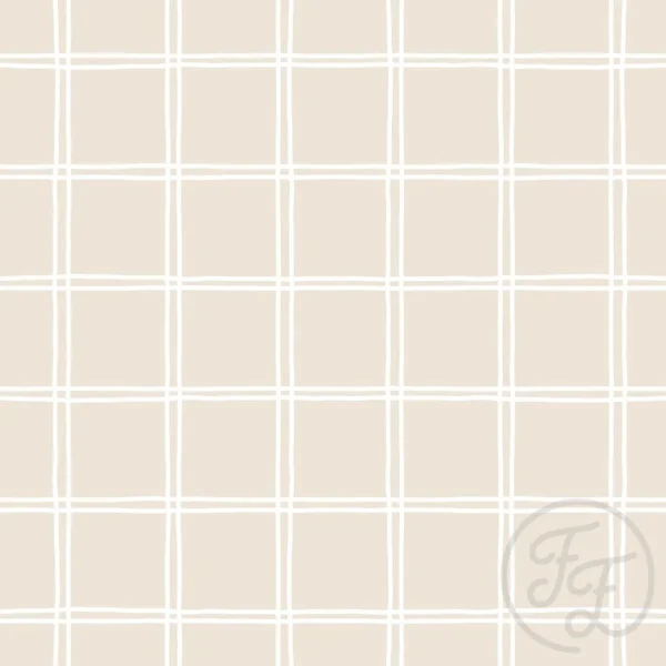 Wonky Checks Beige