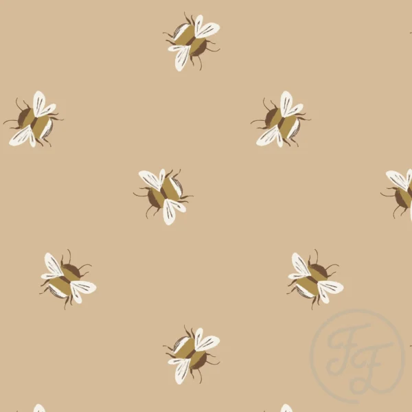 Buzzing Bees Tan