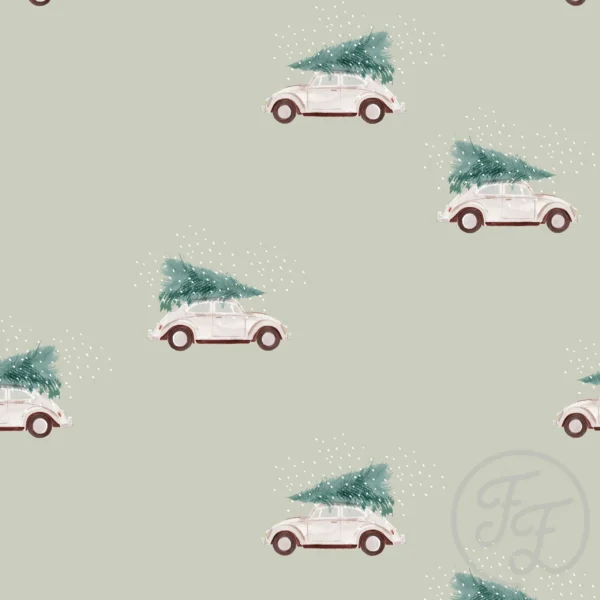 Christmas Tree Car Green