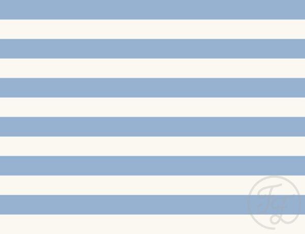 Beach Day Classic Stripe Light Cerulean Blue