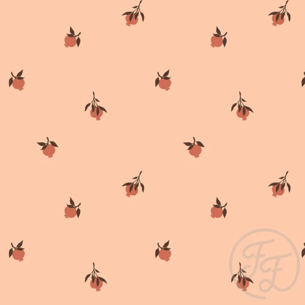 Pomegranate Peach Brown