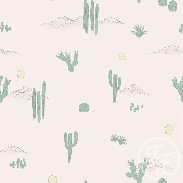 Dark Cactus Desert
