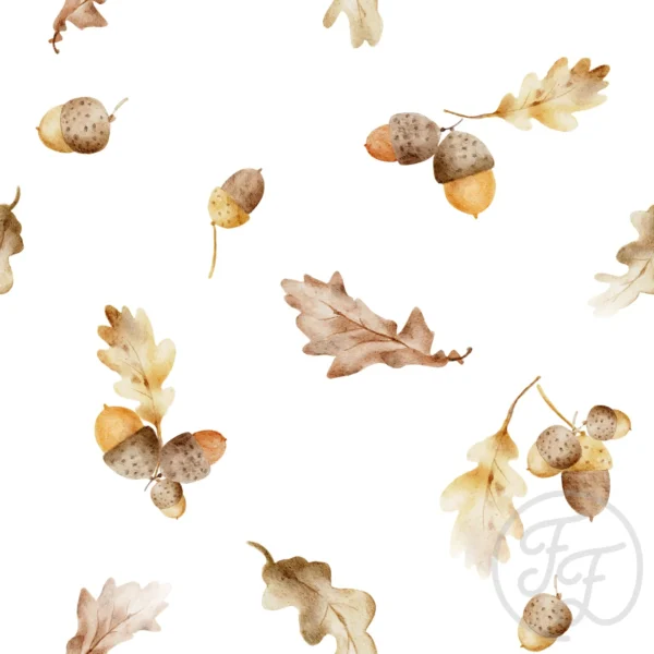 Timber Nut and Leaves Small