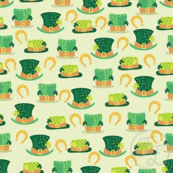 Hat and horseshoe in Mint Julep
