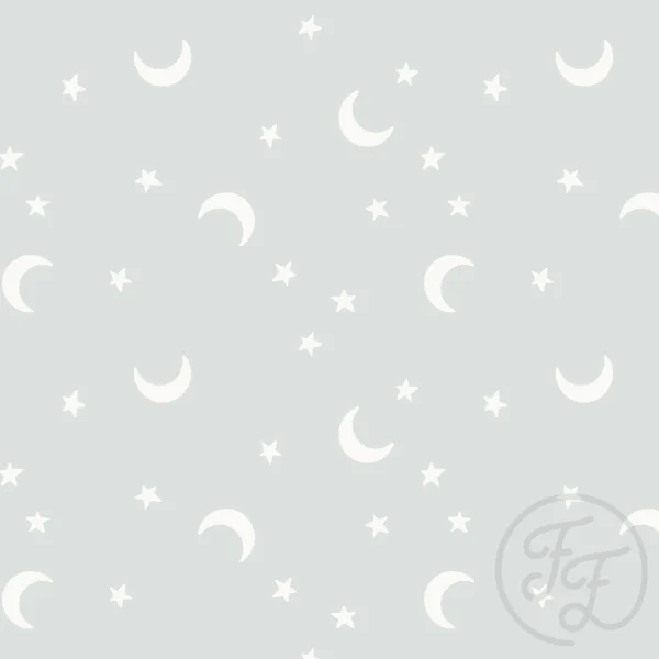 Moon & Stars Baby Blue Medium
