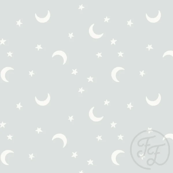 Moon & Stars Baby Blue Medium