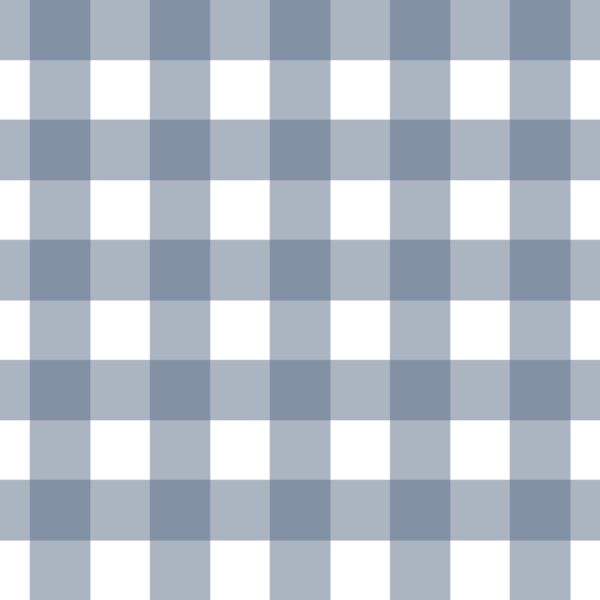Gingham Cornflower
