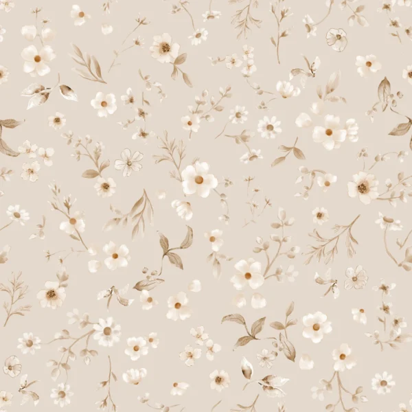 Floral Malin Brown Beige