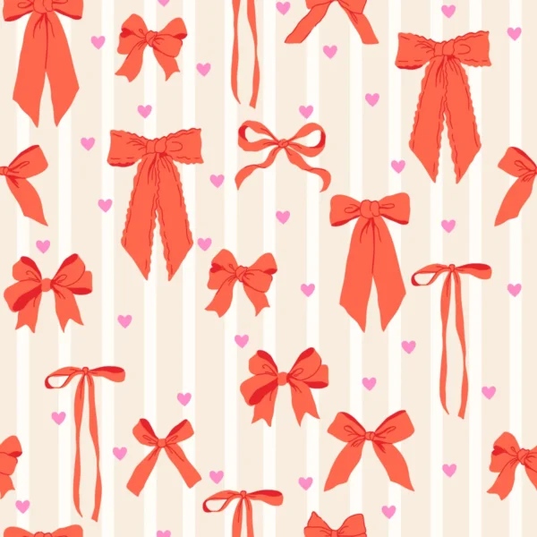 Soft Ribbons Melody in Soft Peach