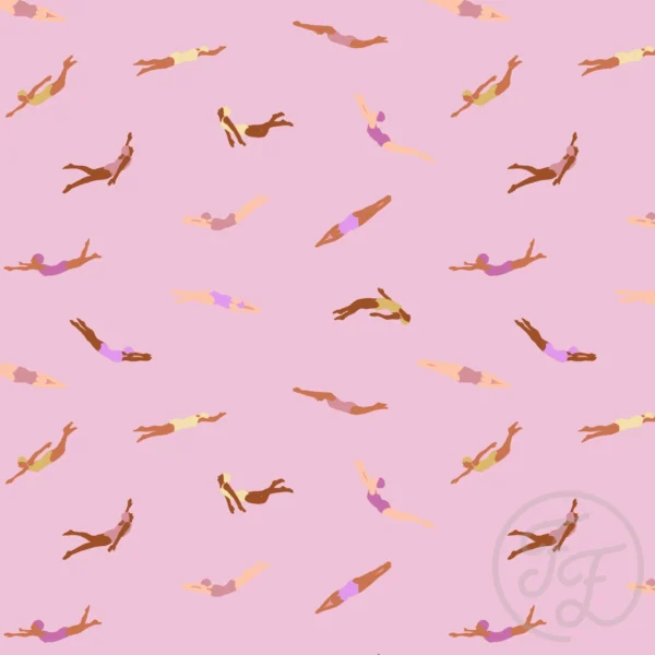 Swimming Small Brightpink
