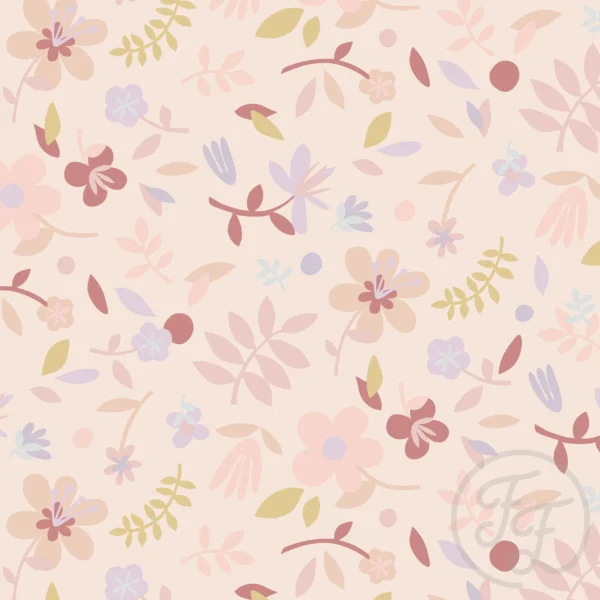 Collage Flower Peach Small