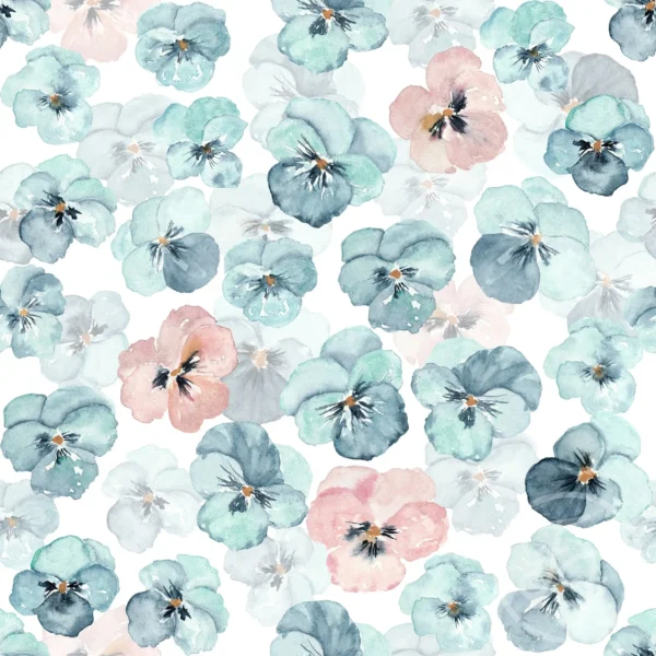 Pastel Pansies