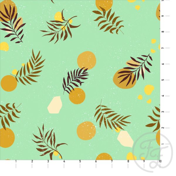 Sunkissed Leaves in Light Green