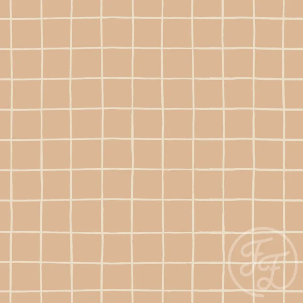 Checked Warm Caramel