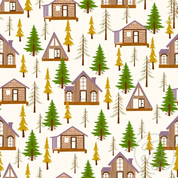 Cosy Cabin & Cottage in White