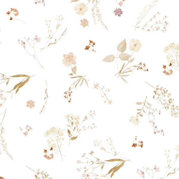 Autumn Floral Big Off White