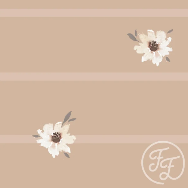 Zoe Flower with Stripes
