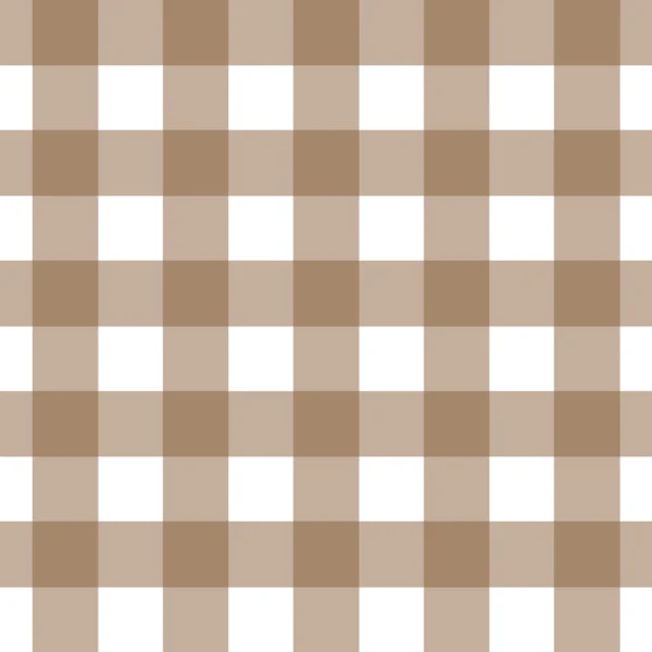 Gingham Brown
