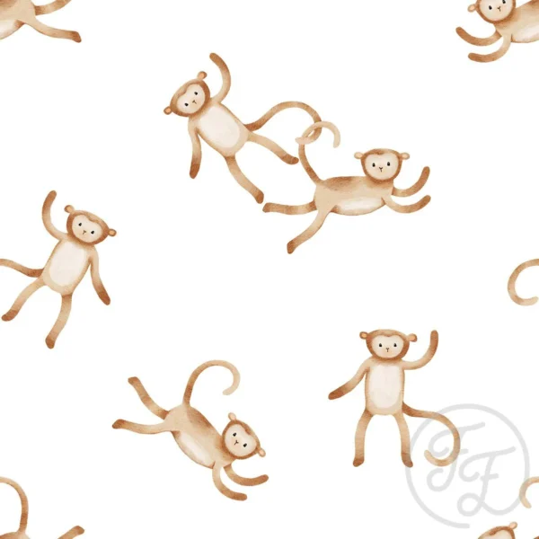 Safari Monkey White