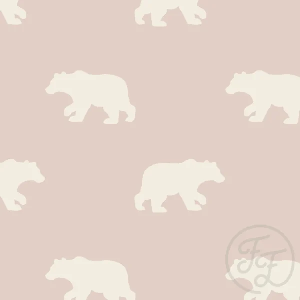 Bear Silhouette Beige