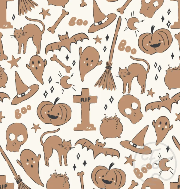 Spooky Mix Plain Tan Brown