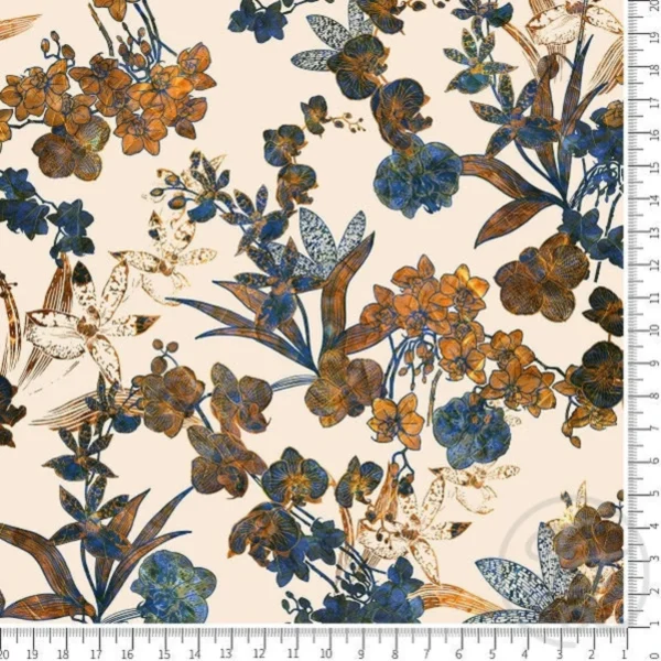 Cozzy tropical in persian blue and vermilion