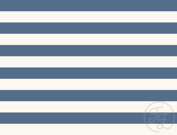 Beach Day Classic Stripe Deep Moonlight Blue