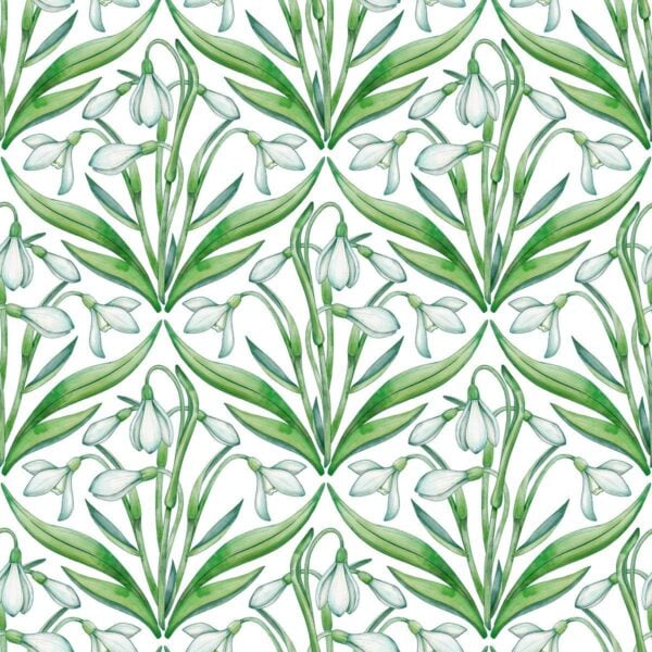 Snowdrops Bouquet White