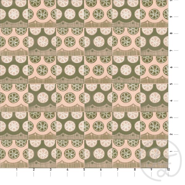 Chessy Lemonade in Olive and Orange