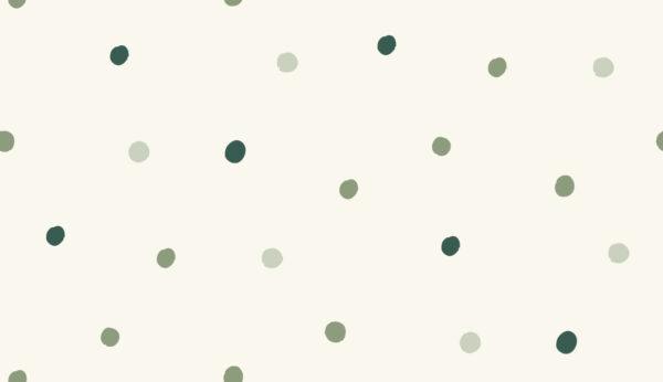 Colorful Christmas Dots Light Green