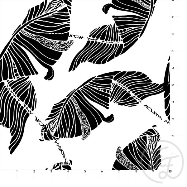Black Tropicals on Light White