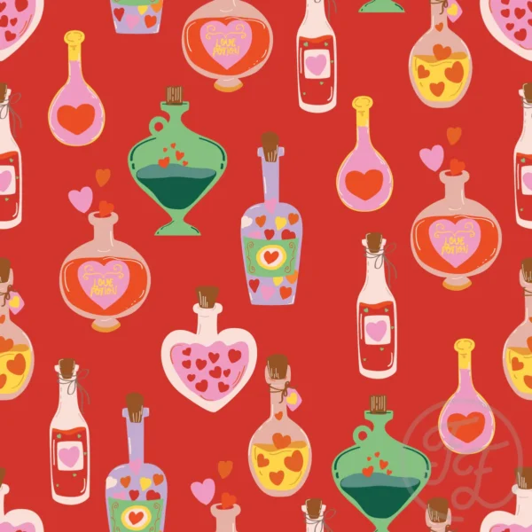 Self-love potion in persian red