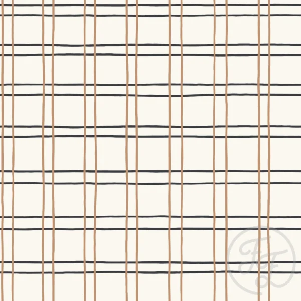 Spooky Plaid Cream Tan