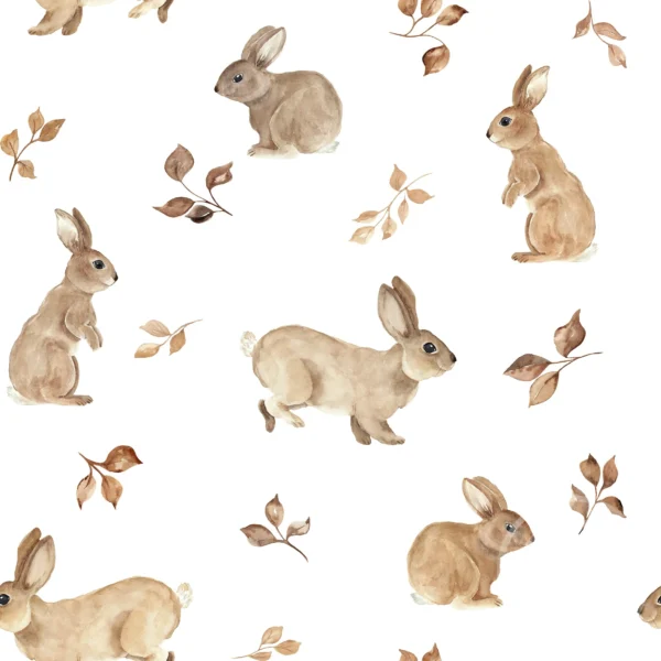 Rabbits & Leaves