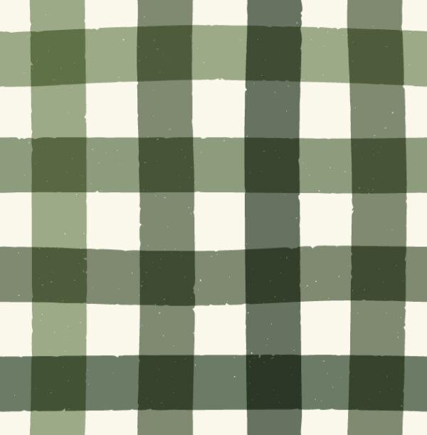 Multicolored Green Check Mini